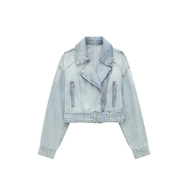 Veste panier denim chic